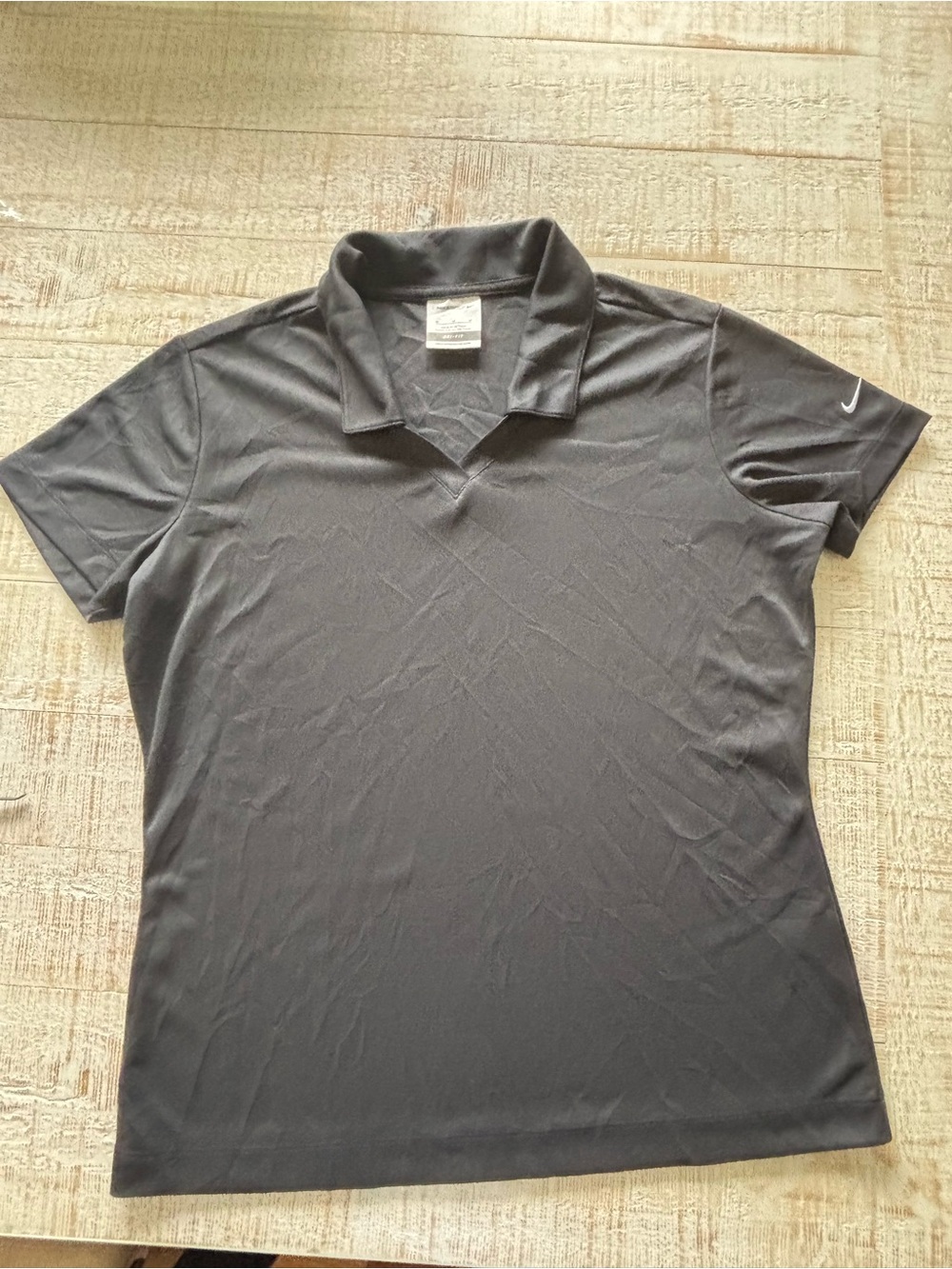 Nike Women's Black golf shirt - Medium